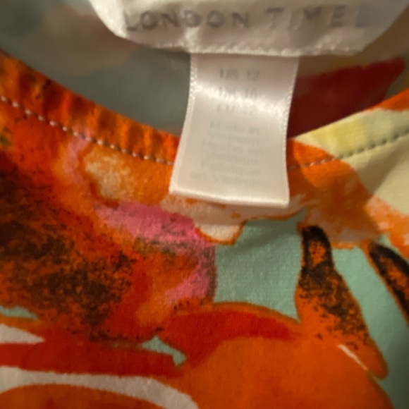 London Times Multicolor Floral Dress - Picture 4 of 5